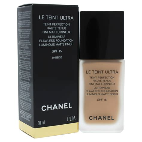 chanel le teint ultra tenue 30 beige|Chanel ultra le teint shades.